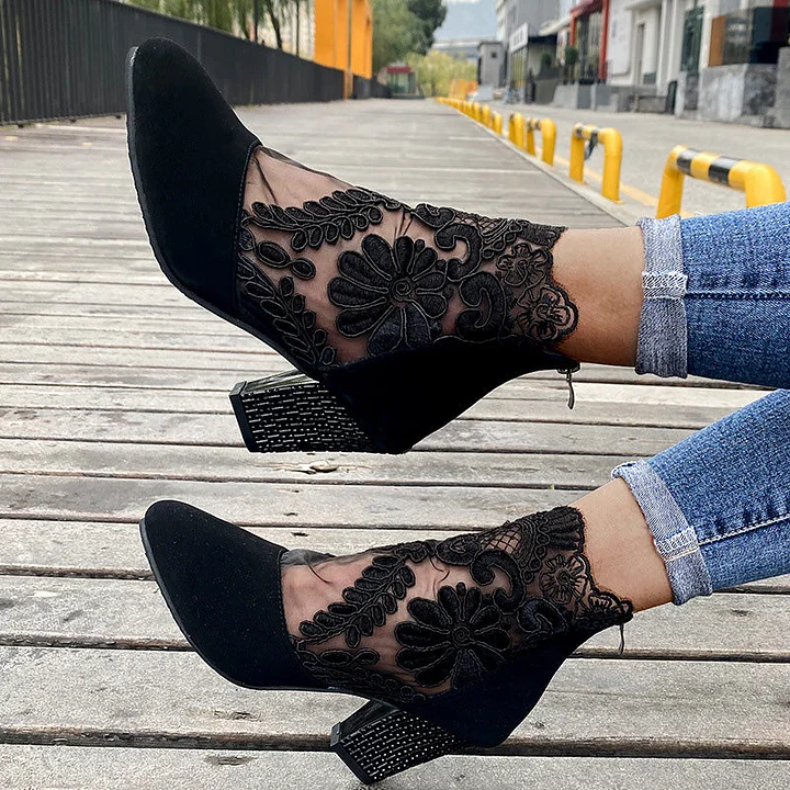Botines Renata - Tacon Medio