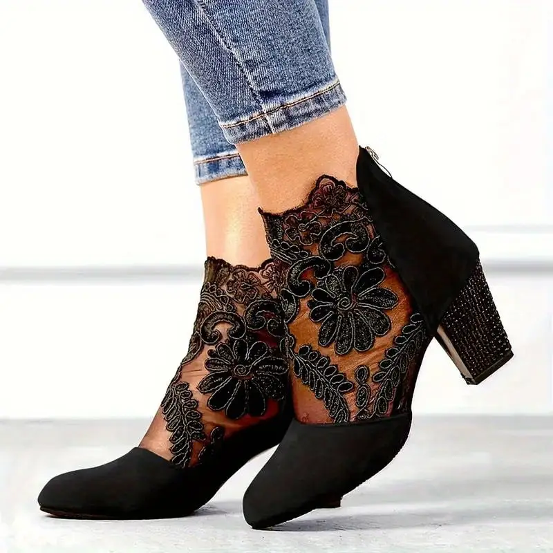 Botines Renata - Tacon Medio