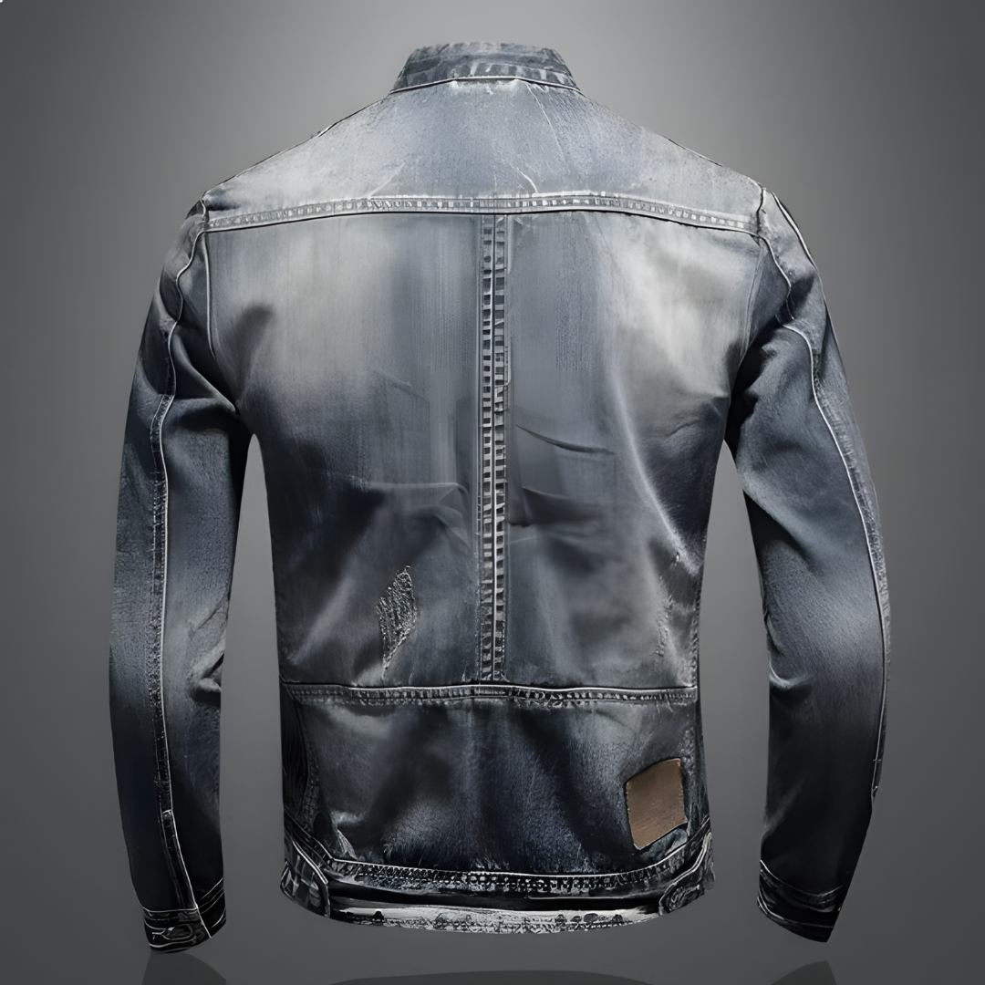 Chamarra Denim Vintage – Estilo Urbano y Versátil