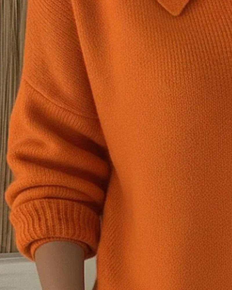 Vega | Knit Jacket with Shirt Collar