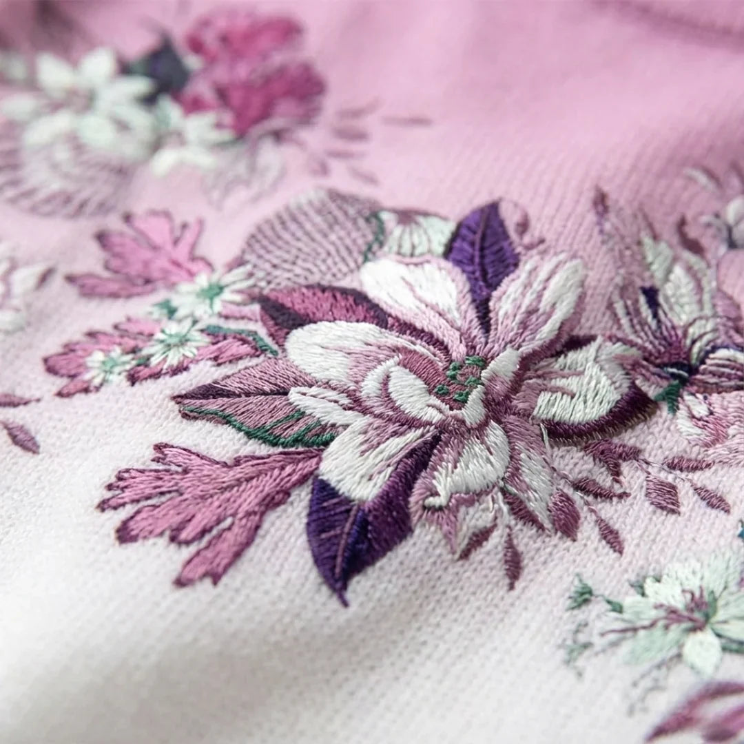 Alba | Floral Turtleneck Sweater