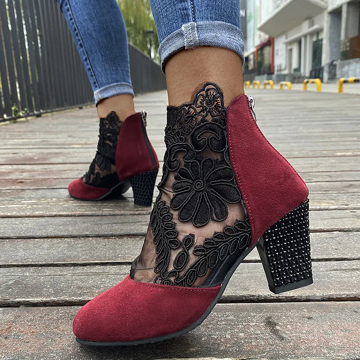 Botines Renata - Tacon Medio