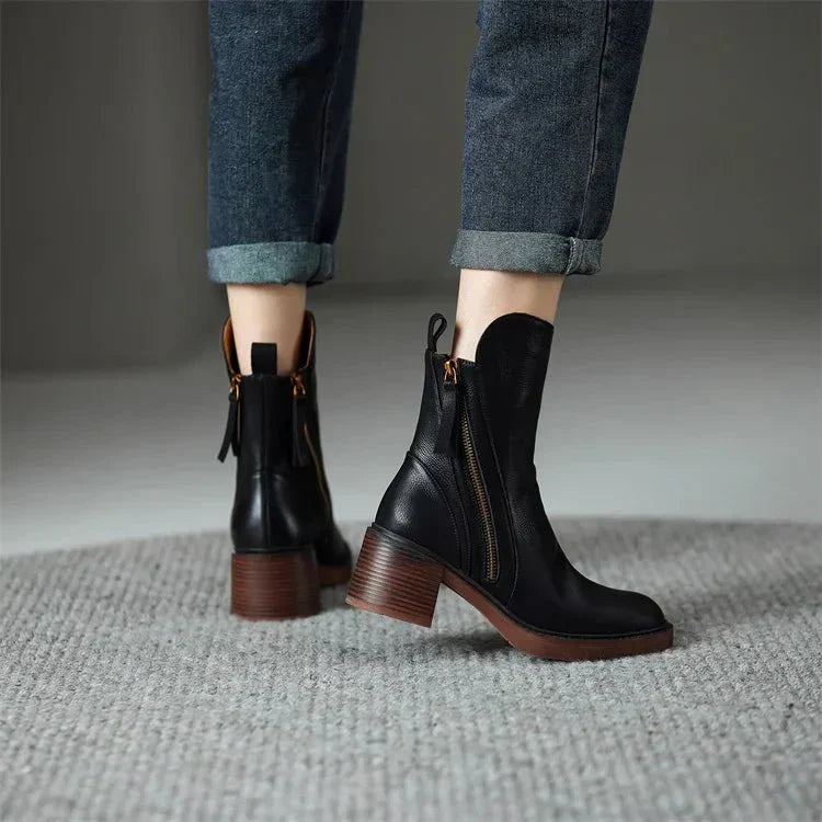 Sierra | Botines de piel
