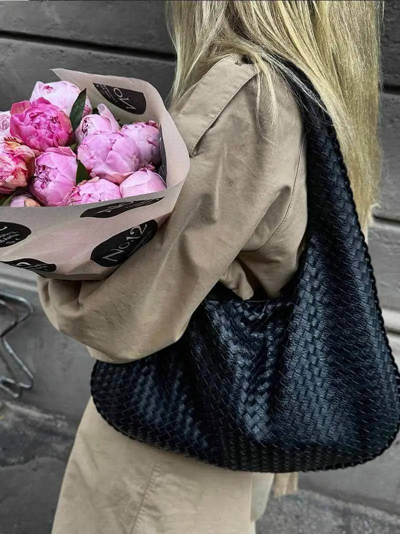 Bolso Hobo Piper Trenzado – Bolso Grande
