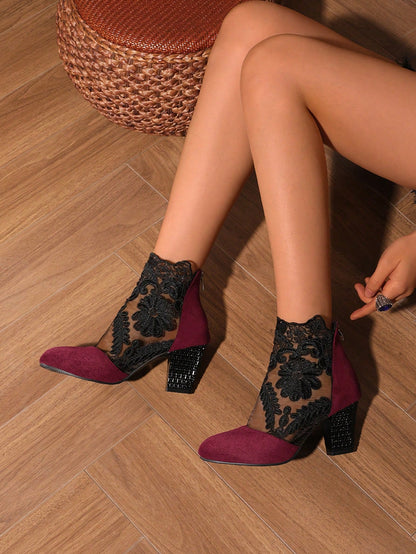 Botines Renata - Tacon Medio
