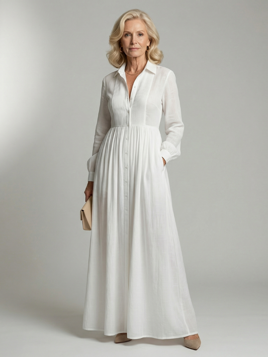 Estela | Vestido largo vaporoso