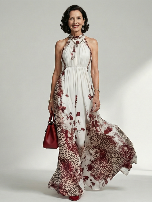 Alejandra | Vestido largo plisado
