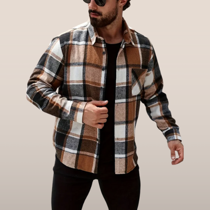 Alex | Chaqueta de lana a cuadros