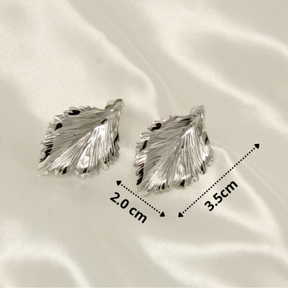 Aretes Hojas