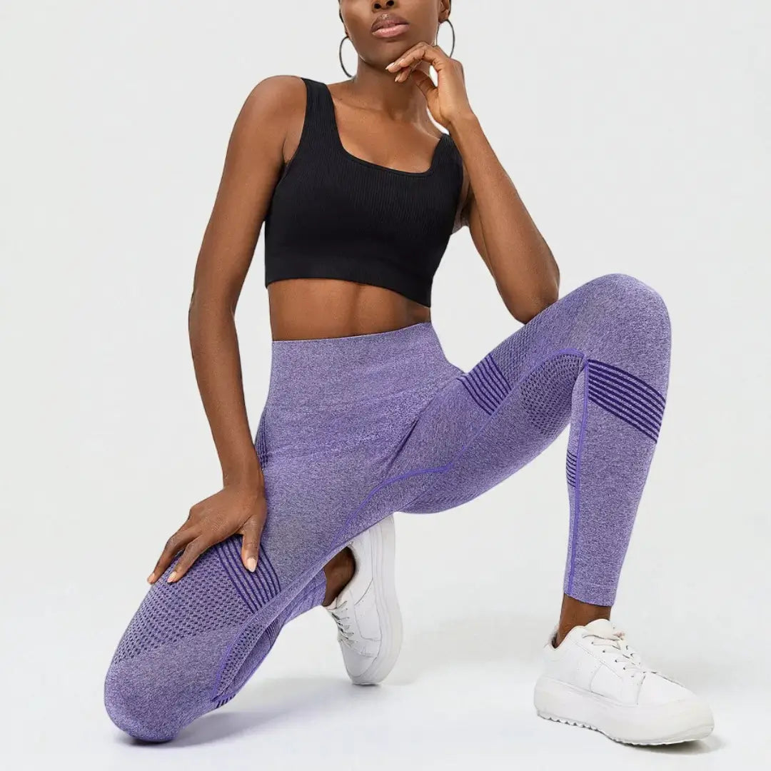 Leggings press 3D - Violeta Claro