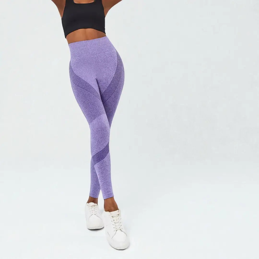 Leggings press 3D - Violeta Claro