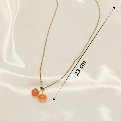 Collar Cereza Durazno