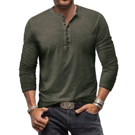 Benjamin - Camisa de hombre de manga larga, estilo casual