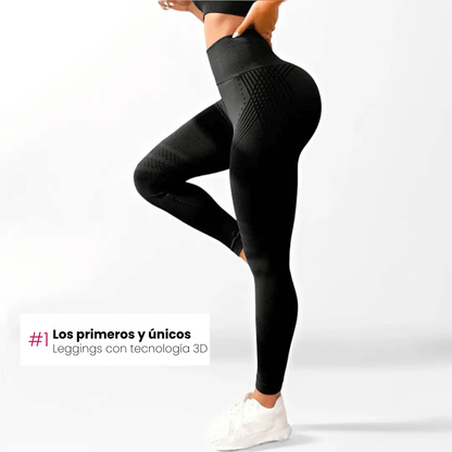 Leggings press 3D - Gris Carbón