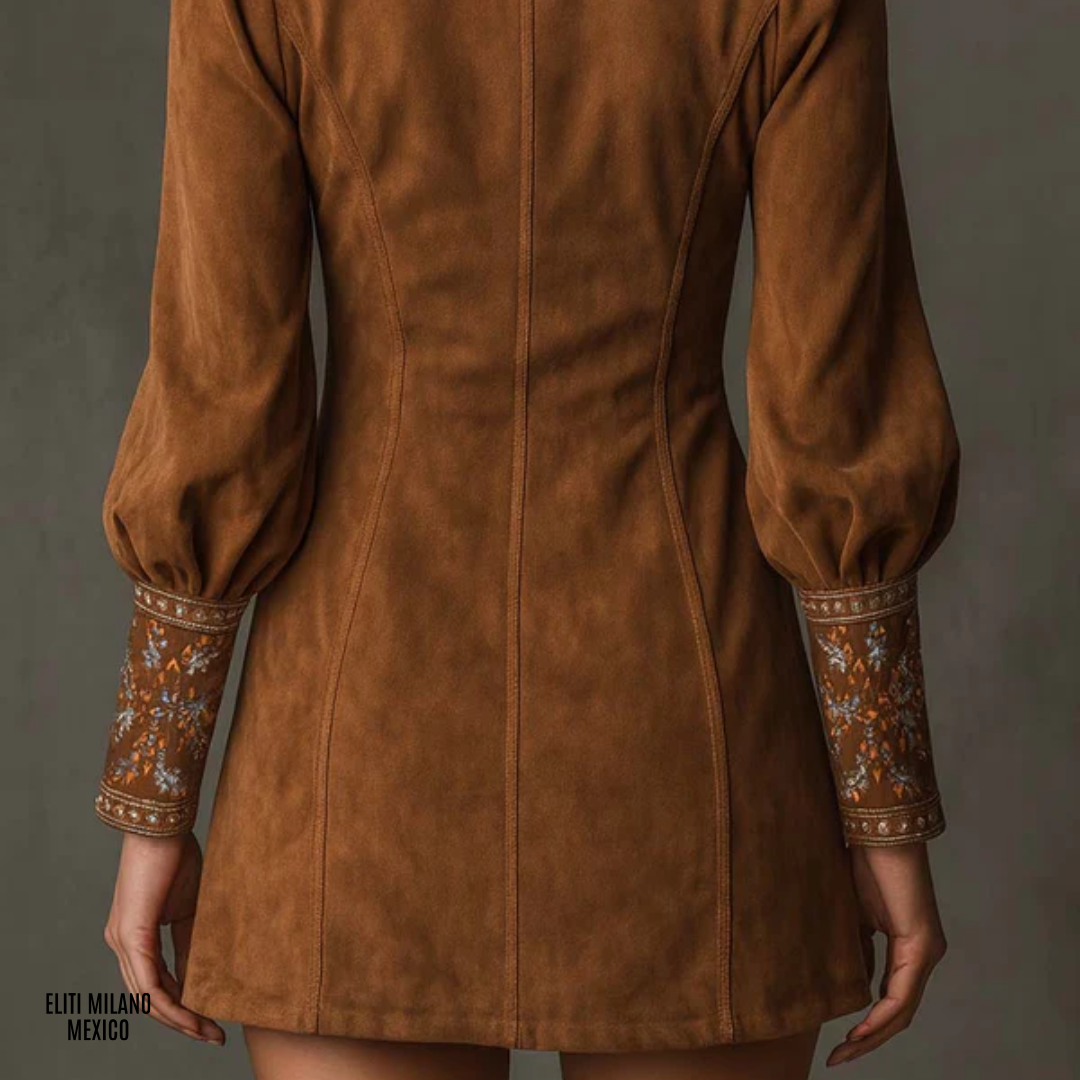 Vestido Canela | Estilo Vintage Bohemio