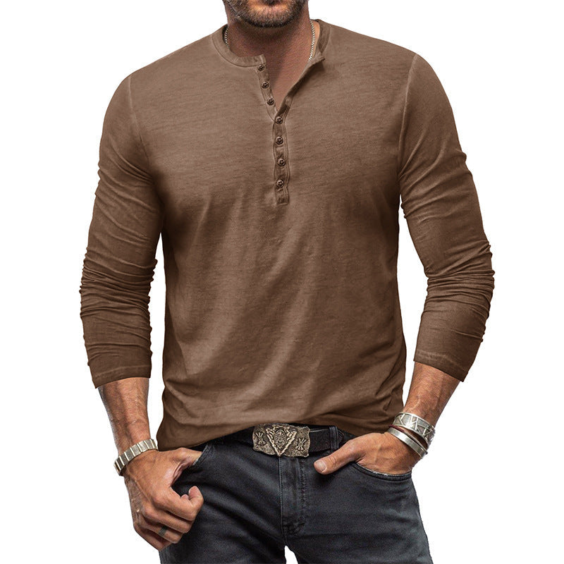 Benjamin - Camisa de hombre de manga larga, estilo casual