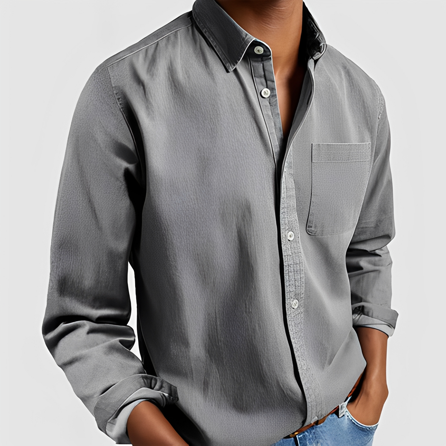 Kenje - Camisa casual de verano para hombre