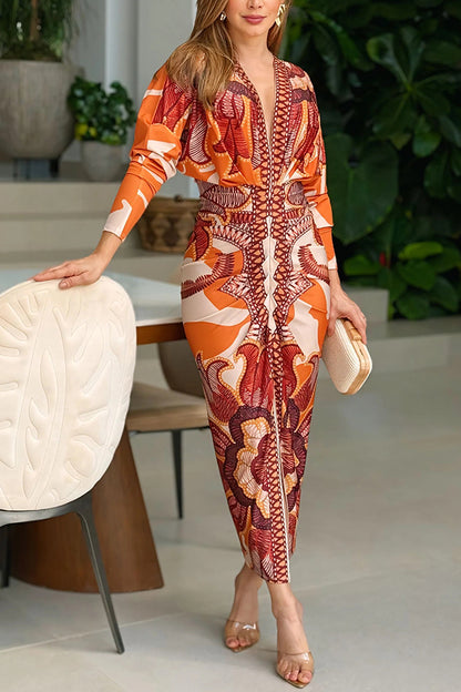 Vestido Scarlett | Manga larga y corte midi
