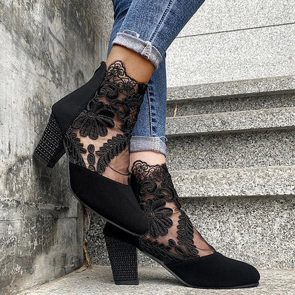 Botines Renata - Tacon Medio