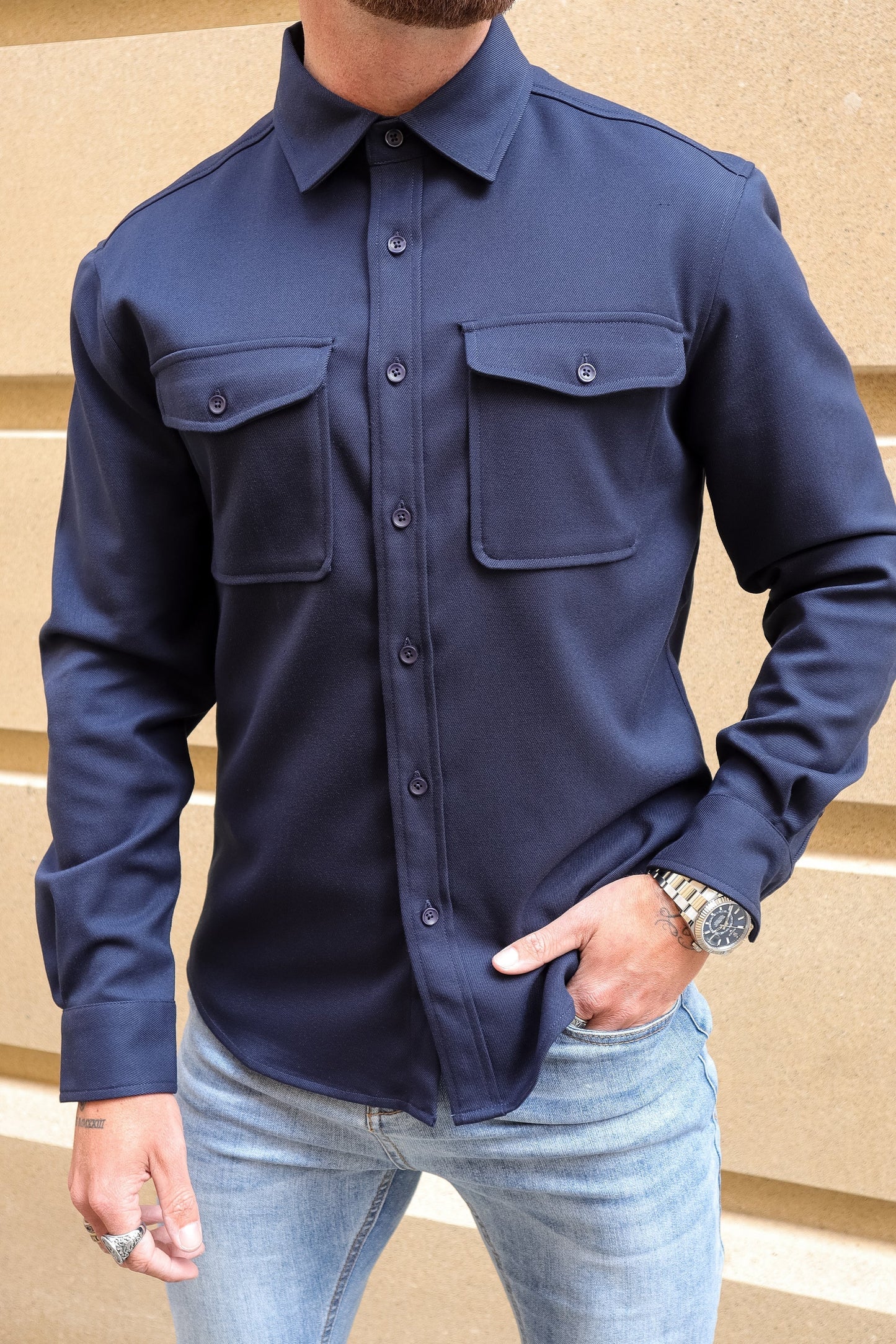 Sobrecamisa Dantesco- AZUL