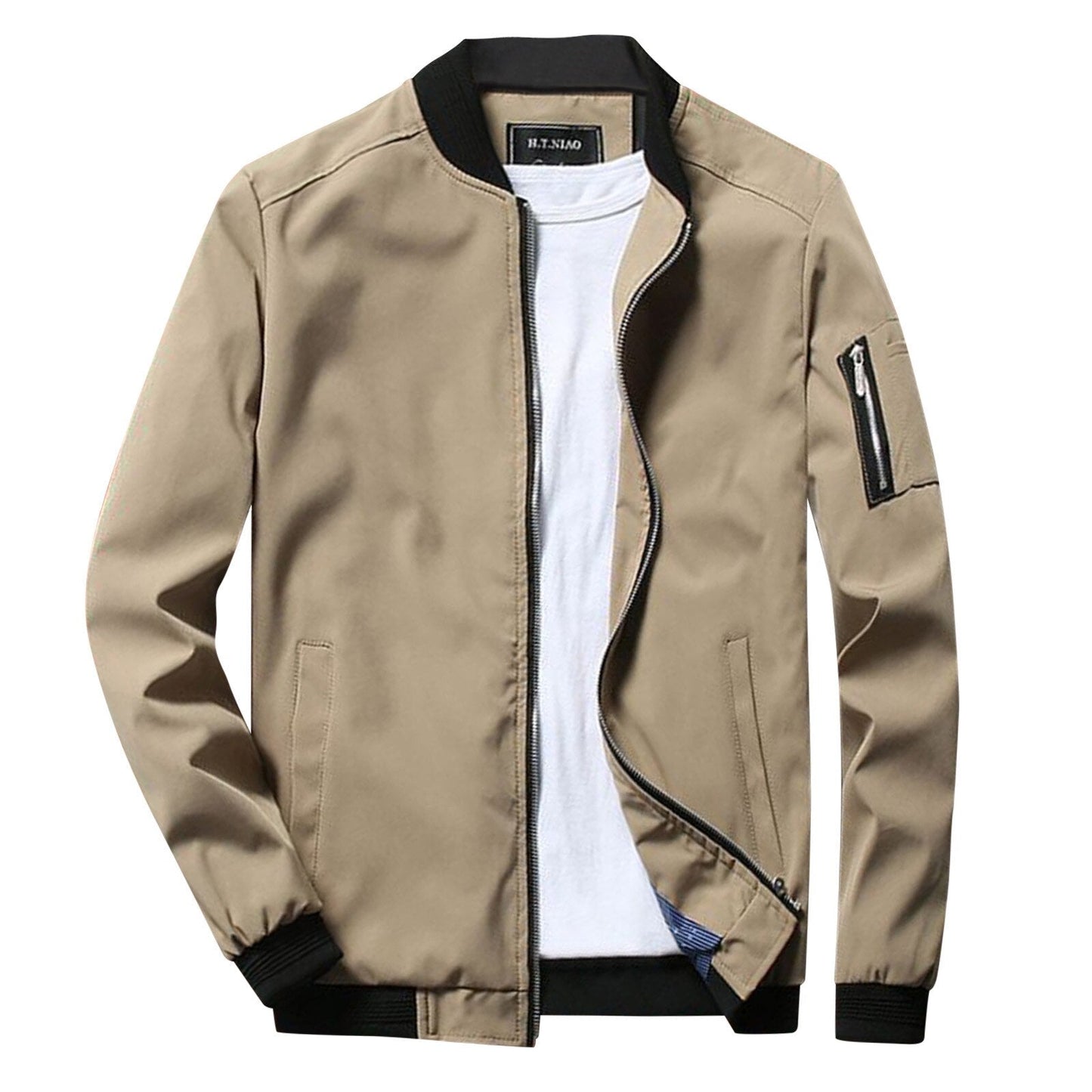 Chamarra bomber clásica para hombre: estilo informal y atemporal