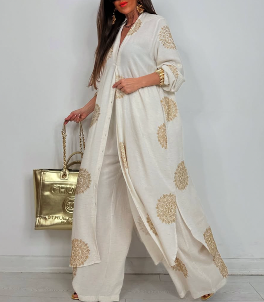 Conjunto Pantalon y Camisa- Valencia