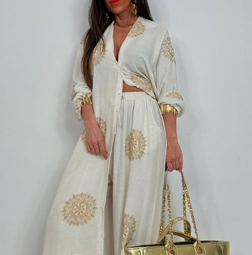 Conjunto Pantalon y Camisa- Valencia