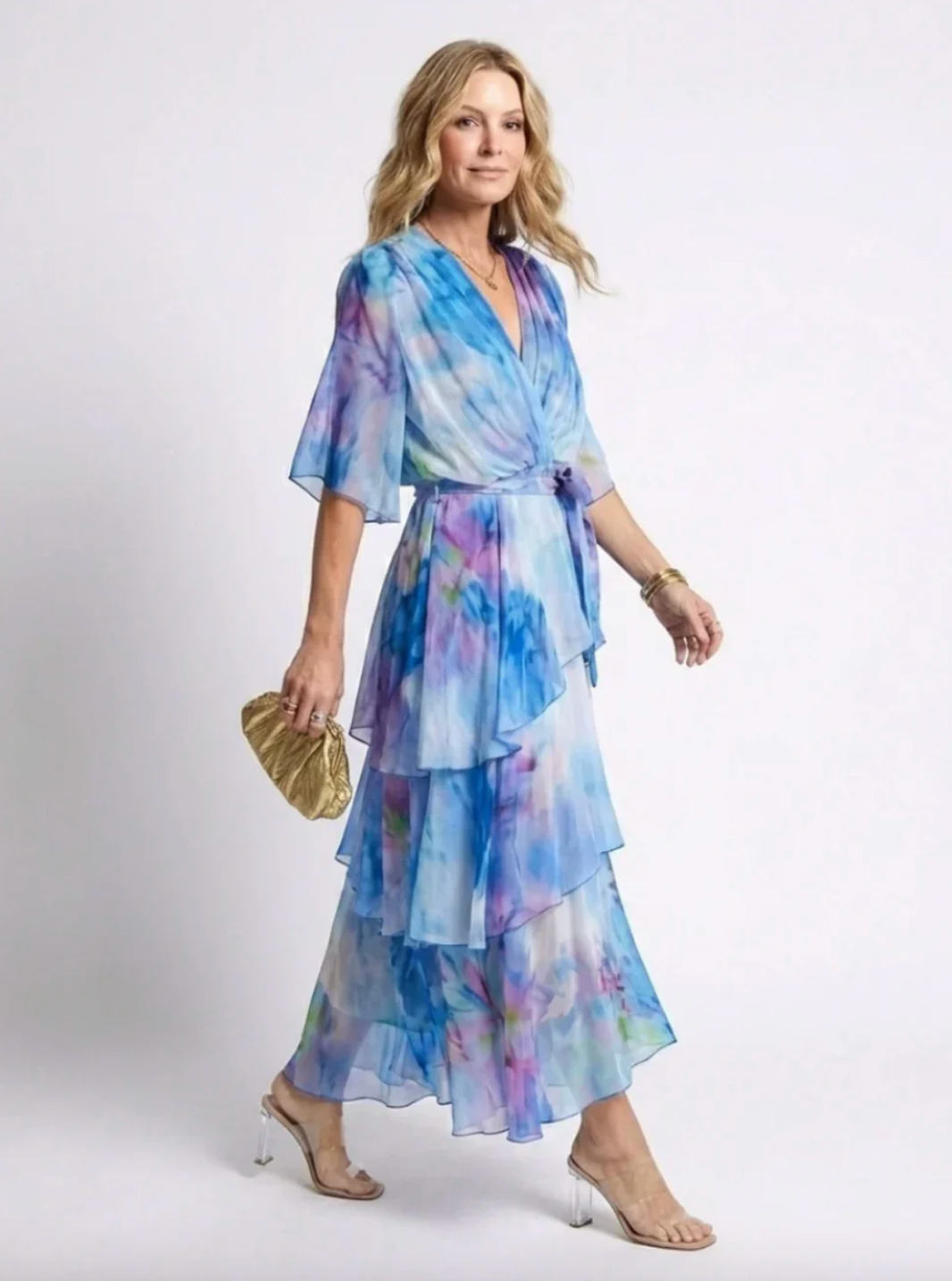 Molly - Elegante vestido de gasa