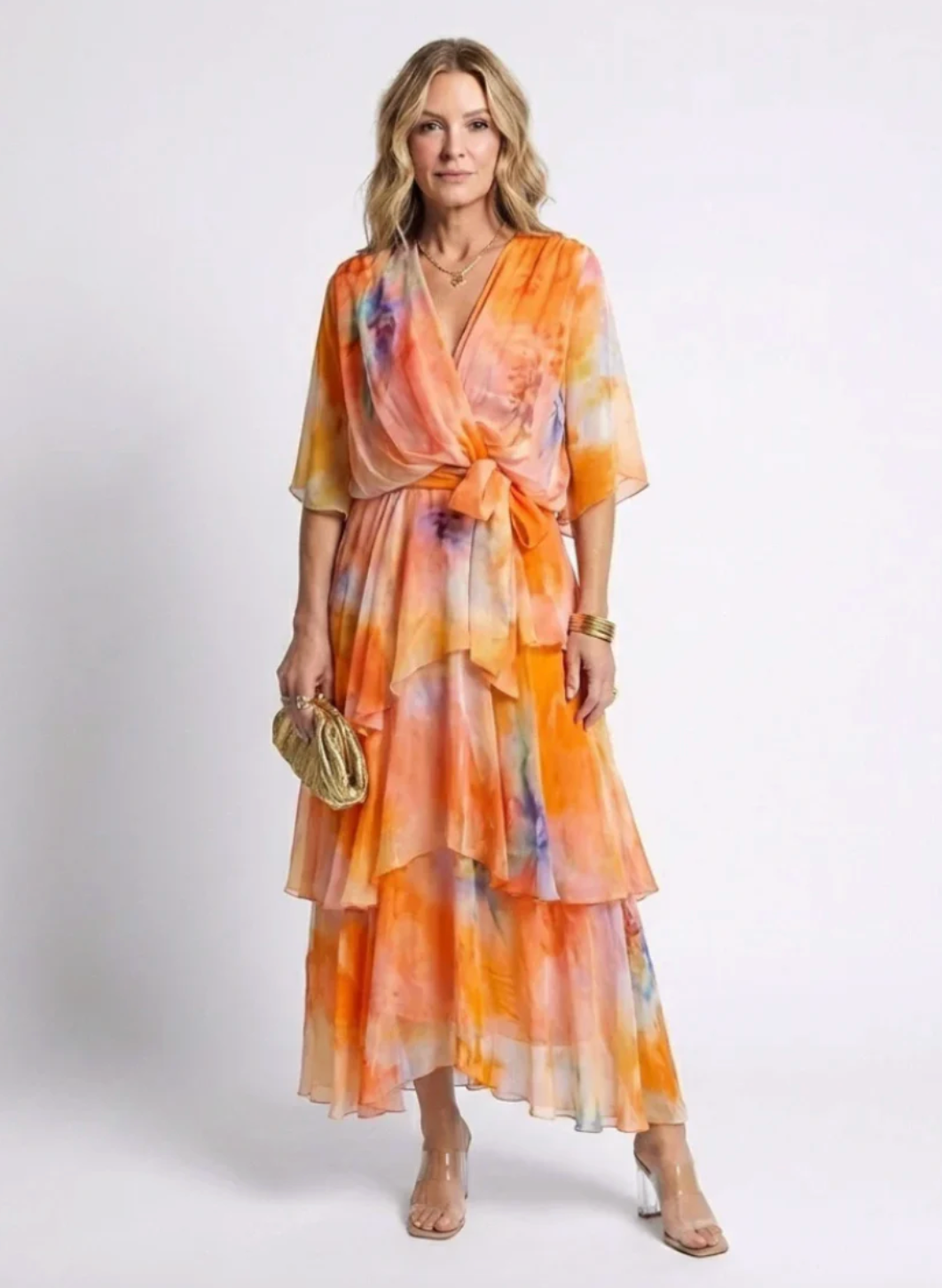 Molly - Elegante vestido de gasa