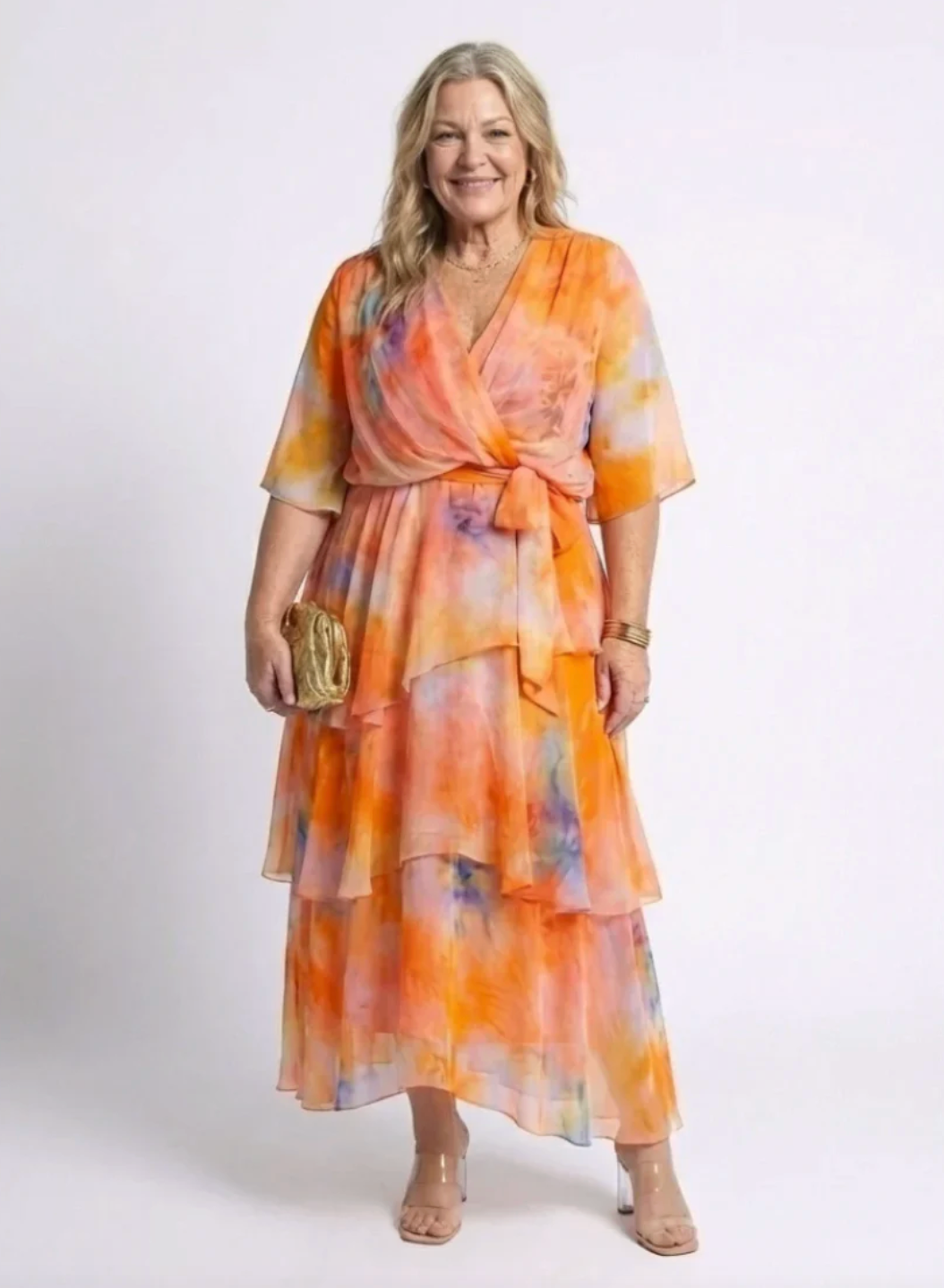 Molly - Elegante vestido de gasa