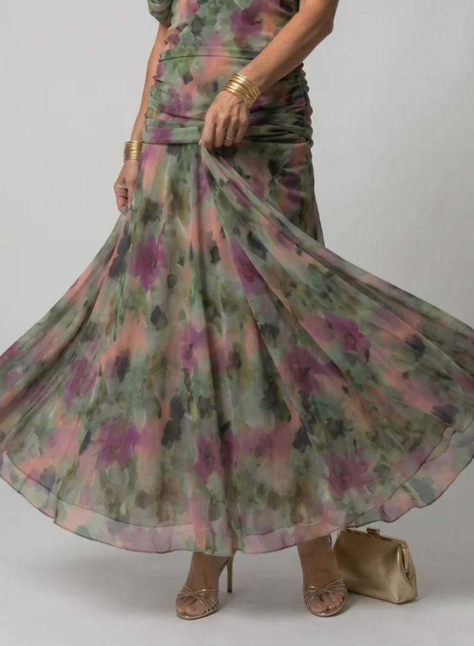 Malvina - Vestido de gasa elegante para eventos