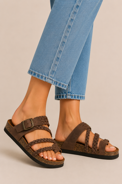 Sandalias trenzadas- Hayle (1 Par + 1 de REGALO)