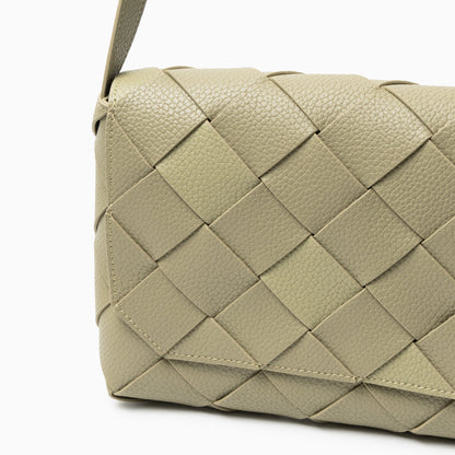 Aria Bolso Cruzado de Cuero Trenzado
