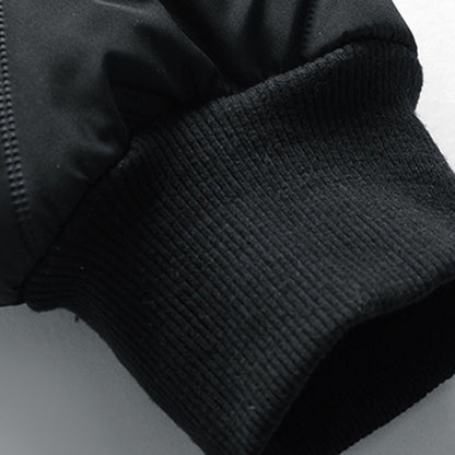 Chaqueta acolchada con cuello alto para hombre, cálida y moderna
