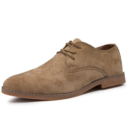 Niels | Elegantes y versátiles zapatos de gamuza con cordones