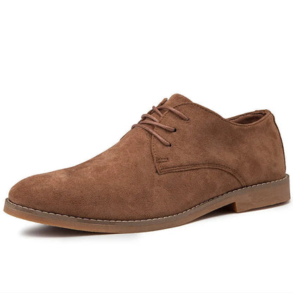 Niels | Elegantes y versátiles zapatos de gamuza con cordones