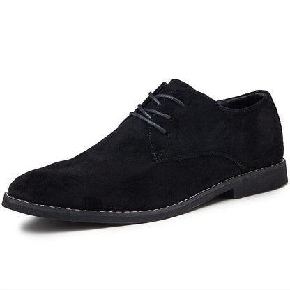 Niels | Elegantes y versátiles zapatos de gamuza con cordones