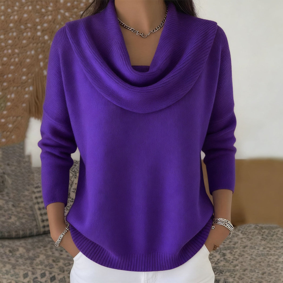 Julia | Cowl Neck Sweater