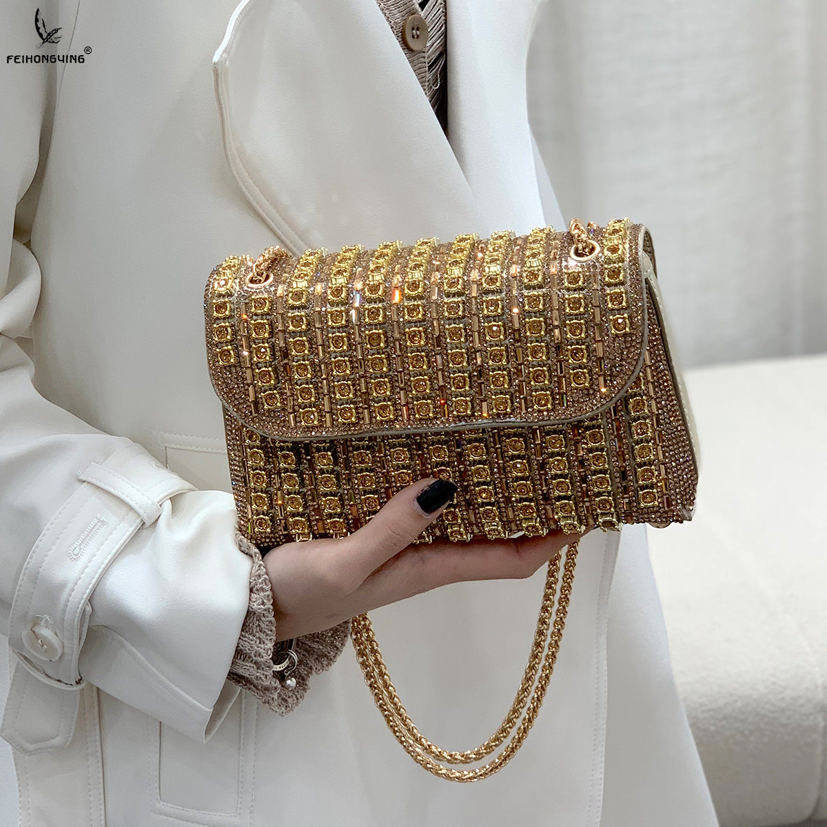 Bolso cristales elegante -  zicatela