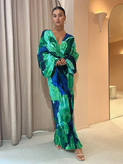 Vestido Eva- Plisado y Elegante