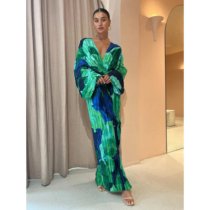 Vestido Eva- Plisado y Elegante