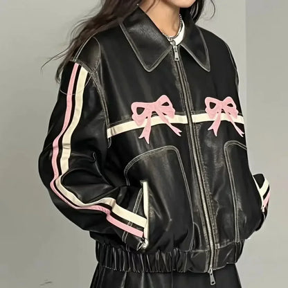 Taylor: Chaqueta Oversized con Lazo