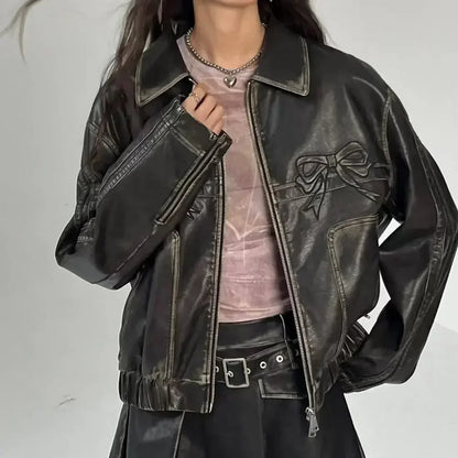 Taylor: Chaqueta Oversized con Lazo