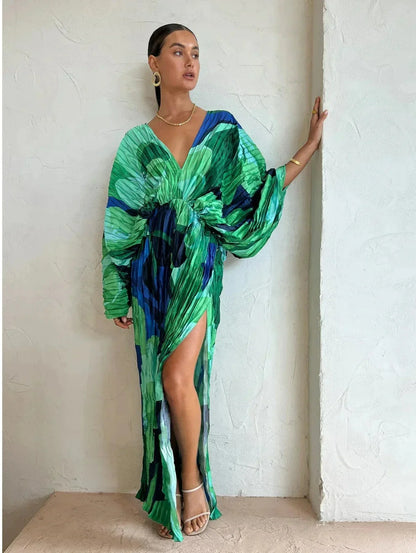 Vestido Eva- Plisado y Elegante