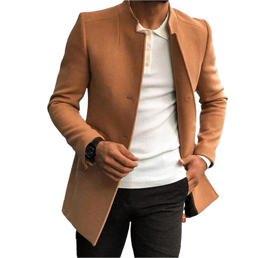 Chaqueta de hombre | Gabardina de hombre con botones | Chaqueta elegante informal
