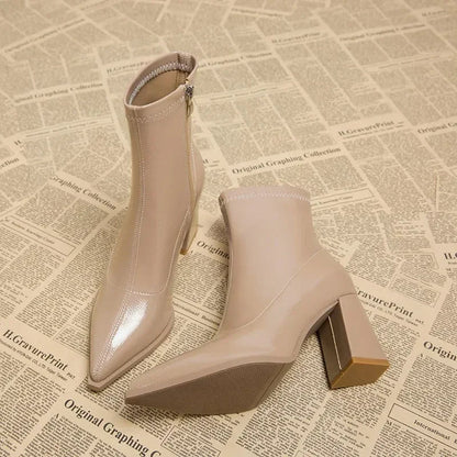 Botas de Charol con Tacón | Milan™