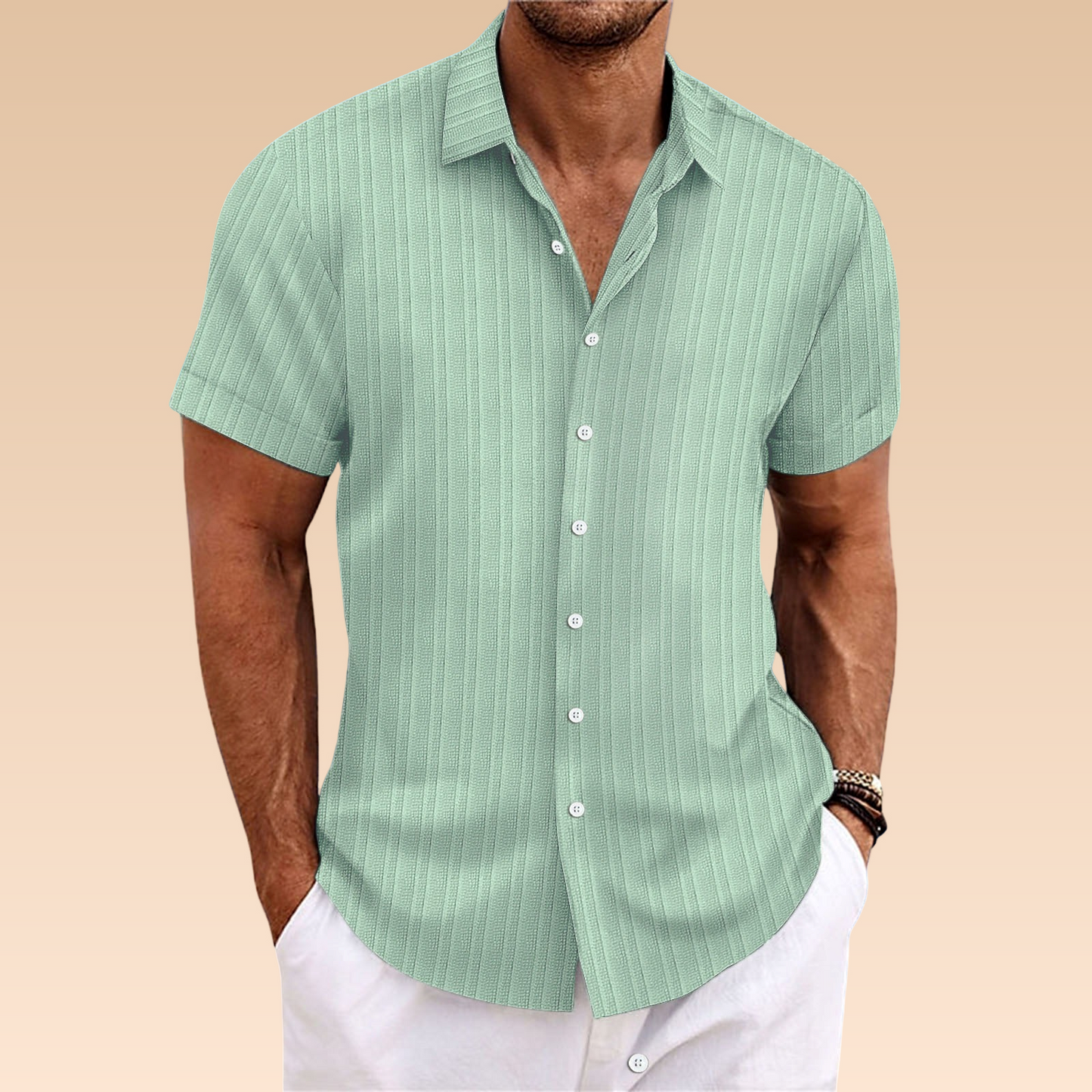 Norman – Camisa Hombre Ligera y Transpirable