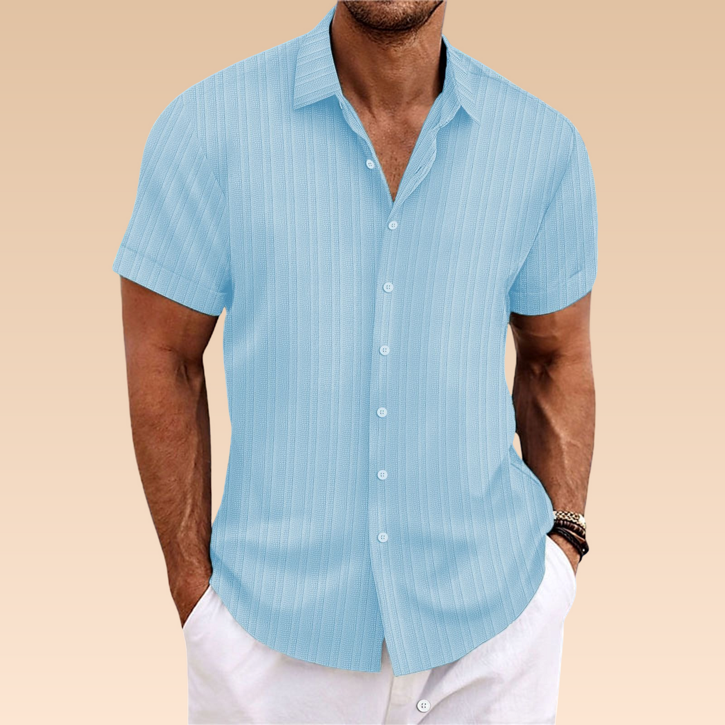 Norman – Camisa Hombre Ligera y Transpirable