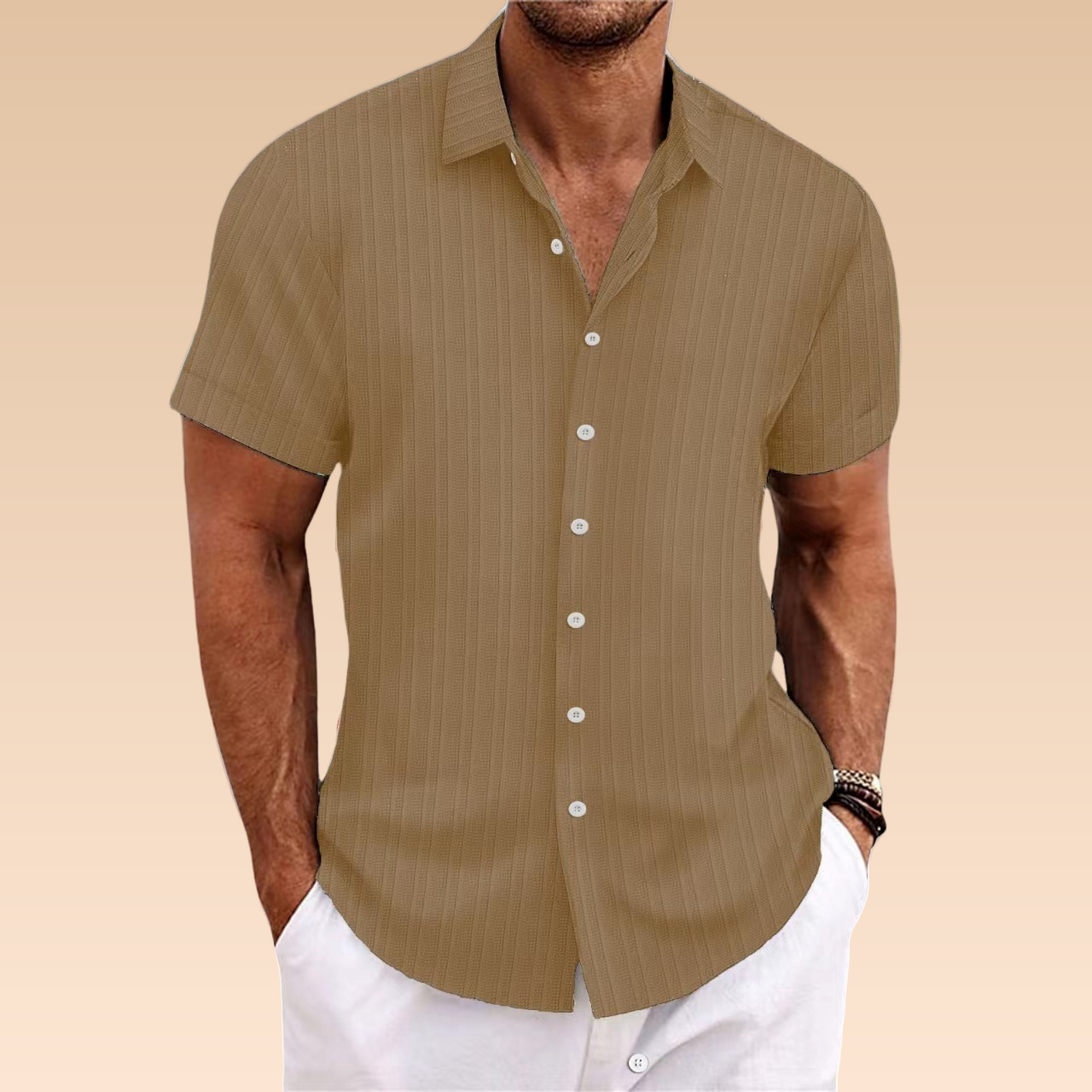 Norman – Camisa Hombre Ligera y Transpirable