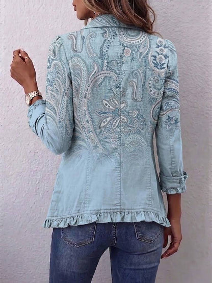 Remedios | Chaqueta Cachemira Vintage con Volantes